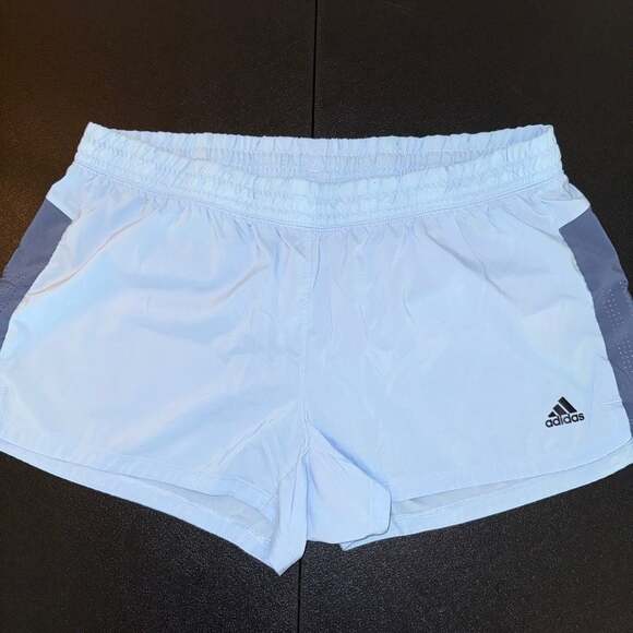 Adidas Pants - Adidas Women's AeroReady Athletic Running Shorts, Light Blue, Size XL